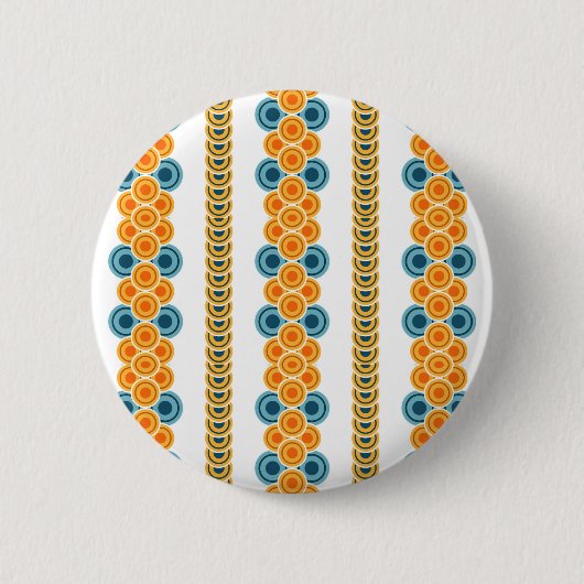 70-er jaren cirkel rijen ronde button 5,7 cm (Voorkant)