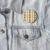 70-er jaren cirkel rijen ronde button 5,7 cm (In situ)