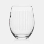 70 & Fabulous Roze Script Verjaardagsfeest Wijnglas Zonder Voet (Links)