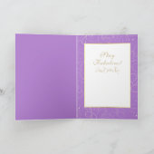 70 Fabulous Vrouw Cartoon Paarse Grappige Verjaard Kaart (Binnen)