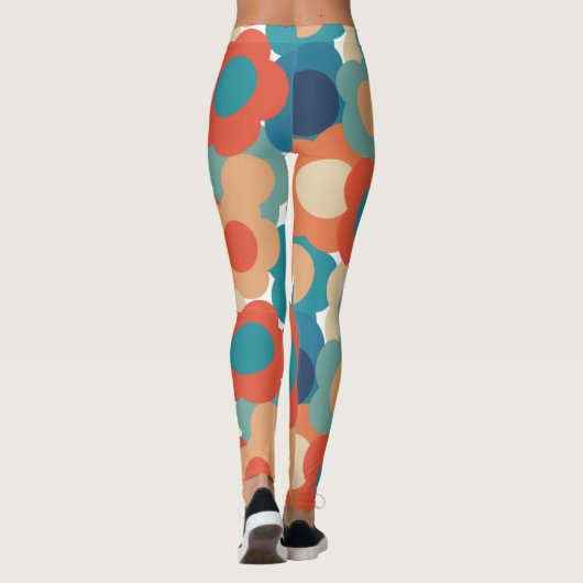 '70' Flowers Leggings (Achterkant)