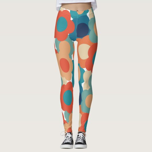 '70' Flowers Leggings (Voorkant)