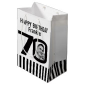 70 foto in de cadeautas voor 0 zwarte witte verjaa (Voorkant Gekanteld)