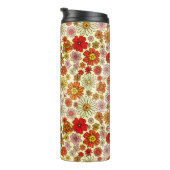 70 geïnspireerde warme bloemdruk thermosbeker (Geroteerd rechts)