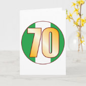 70 het Goud van NIGERIA Kaart (Gele Bloem)