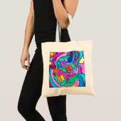70 hippie-achtige canvas tas (Voorkant (product))