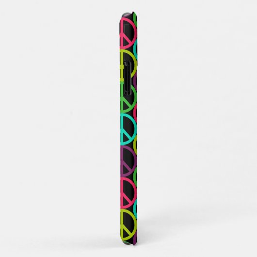 70 Hippie Peace Sign Pattern Case-Mate iPhone Case (Achterkant/rechts)