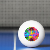 70 hippie-stijl pingpongbal (Net)