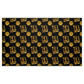 70-inch Disco Pattern Fabric Stof (Fat Quarter)