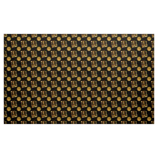 70-inch Disco Pattern Fabric Stof (Yard (91,4 cm))