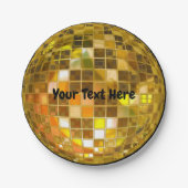70-inch Gold Disco Ball 7-inch Bord papier (Voorkant)