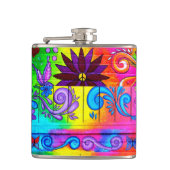 70-inch hippie-fles heupfles (Voorkant)