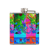 70-inch hippie-fles heupfles (Achterkant)