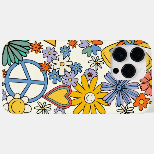 70-inch hippy Style Hoesje-Mate iPhone draagtas Case-Mate iPhone Case (Achterkant (horizontaal))