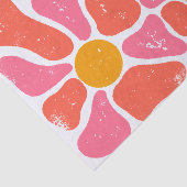 70-inch Oranje en roze retrofwerende ventilatorcen Tissuepapier (Detail)