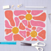 70-inch Oranje en roze retrofwerende ventilatorcen Tissuepapier (Craft)