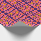 70-inch Oranje en roze Retroventilatorventilator Cadeaupapier (Hoek)