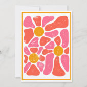 70-inch Oranje en roze Retroventilatorventilator Kaart (Voorkant)