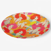 70-inch retrokleurig behang papieren bordje (Gekanteld)