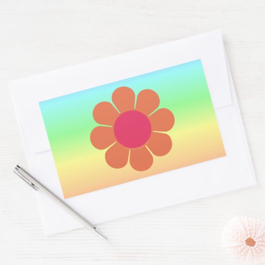 70-inch ventilatorkracht rechthoekige sticker (Envelop)