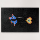 70-inch zakrollen met rolschaatsen legpuzzel (Horizontaal)