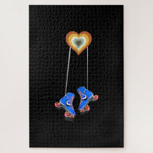 70-inch zakrollen met rolschaatsen legpuzzel