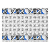 70-inch zuidwestelijke zonsopgang in blauw tafelkleed (Voorkant (Horizontaal))