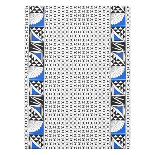 70-inch zuidwestelijke zonsopgang in blauw tafelkleed (Voorkant)