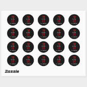 70 is 21 Celsius 70 Ronde Sticker (Vel)