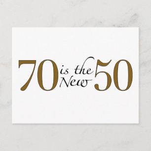 70 is de nieuwe 50 briefkaart