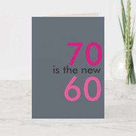 70 is de nieuwe 60, Hoo-Ray voor Crap 70th Birthda Kaart
