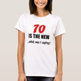 70 is de nieuwe t-shirt