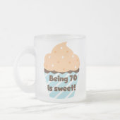 70 is zoete T-shirts en cadeautjes op de dag van d Matglas Koffiemok (Links)