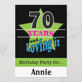 70 jaar en ik hou ervan! | 70e verjaardag kaart