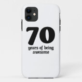 70 jaar geweldige Case-Mate iPhone case (Achterkant)