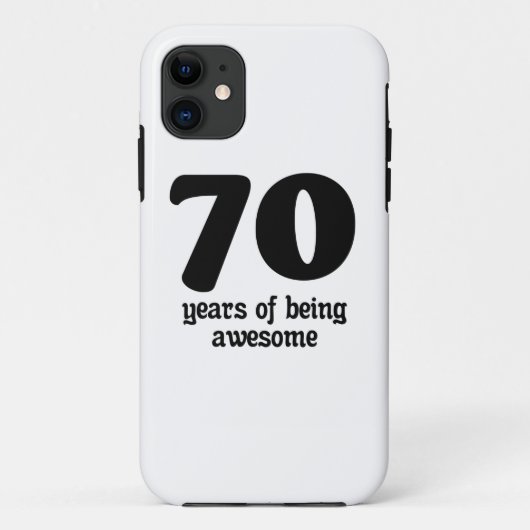 70 jaar geweldige Case-Mate iPhone case (Achterkant)