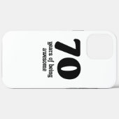 70 jaar geweldige Case-Mate iPhone case (Achterkant (horizontaal))