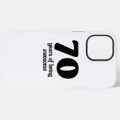 70 jaar geweldige iPhone hoesje (Achterkant horizontaal)