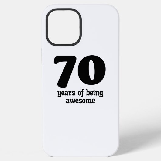 70 jaar geweldige iPhone hoesje (Achterkant)