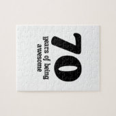 70 jaar geweldige legpuzzel (Horizontaal)