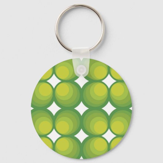 70 jaar groene cirkelrijen... sleutelhanger (Voorkant)