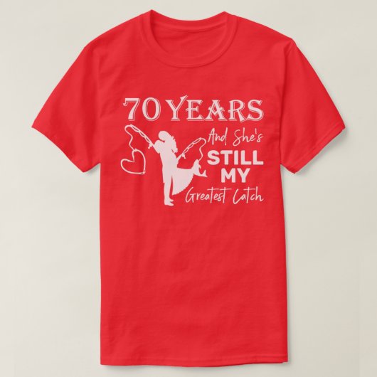 70 jaar grootste Jubileum voor 70ste bruiloft T-shirt (Design voorkant)