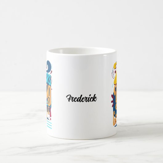 70 jaar jong nog steeds vermorzelen, zeventig retr koffiemok (Center)