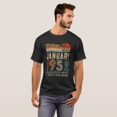 70 jaar oud 70e verjaardag januari 1952 Mannen T-shirt (Voorkant volledig)