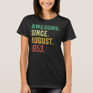 70 jaar oud 70e verjaardag Mannen Geweldige sinds T-shirt
