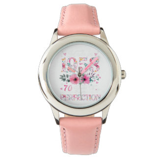 70 jaar oud gemaakt in 1953 Floral 70th Birthday G Horloge