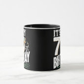 70 jaar oud Gevist vissers Angler 70th Mok (Midden)