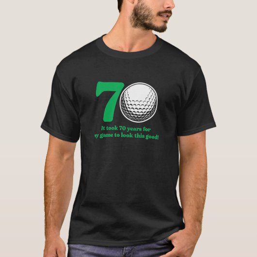 70 jaar oud Golfer Golfing Golf 1953 70th Birthday T-shirt (Voorkant)