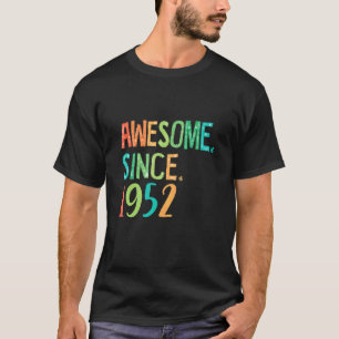 70 jaar oud meisje hart bloemdecoratie Geweldige s T-shirt