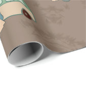 70 jaar oud, retro bussen en bromfietsen, 60 jaar cadeaupapier (Rol Hoek)